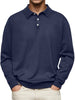 Marcatino™ | Casual en Comfortabele Lange Mouwen Heren Poloshirt