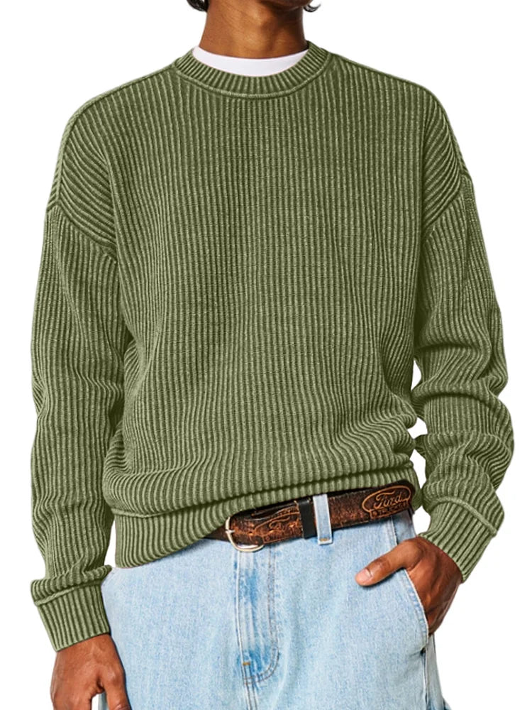 Marcatino™ | Heren Sweater Met Veelzijdige Ronde Hals