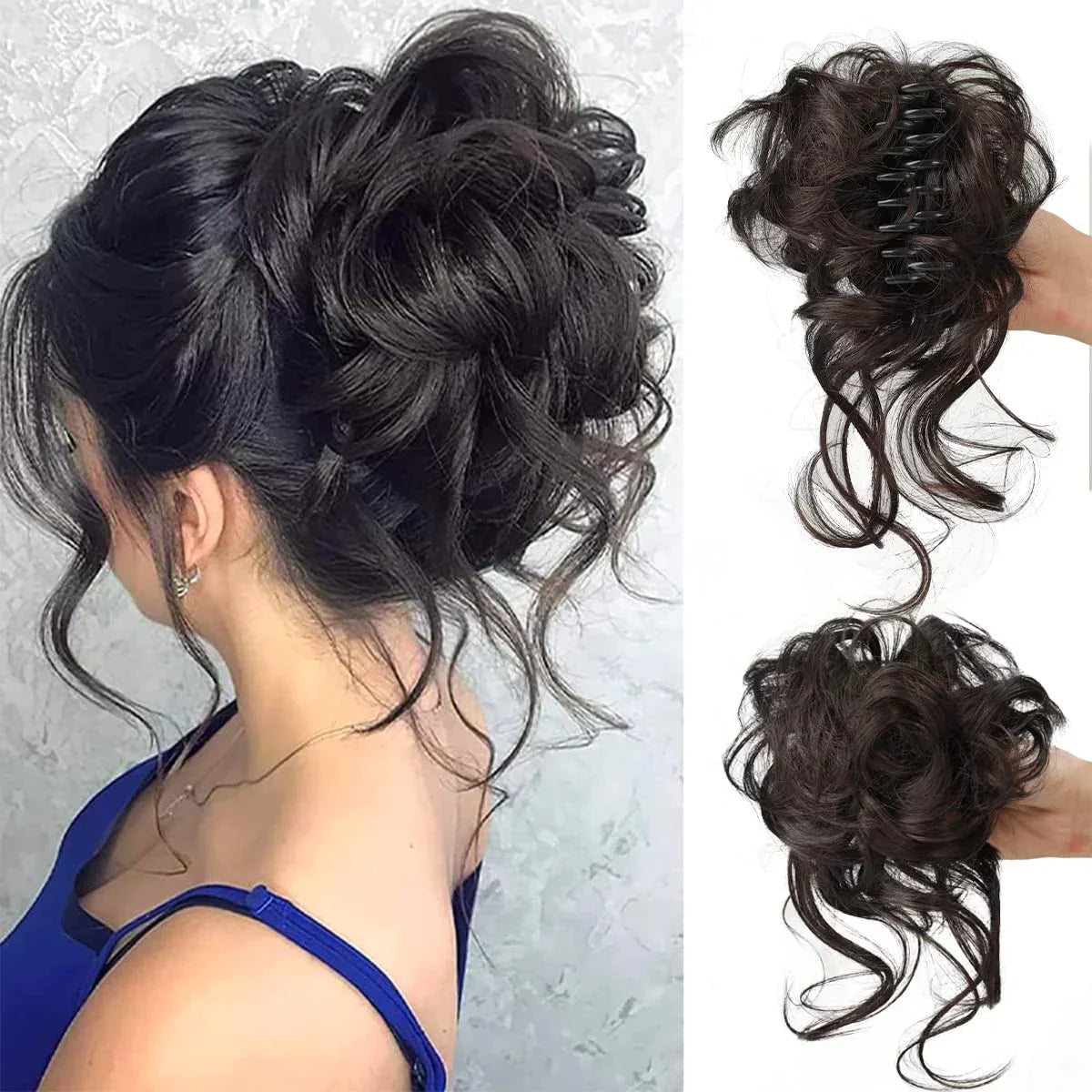 HairBun 1+1 GRATIS: Instant Krullend Vrouwen Haar Bun Clip