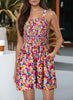 Marcatino™ SummerJumpsuit: Dames Mouwloze Vierkante Hals Zomerromper