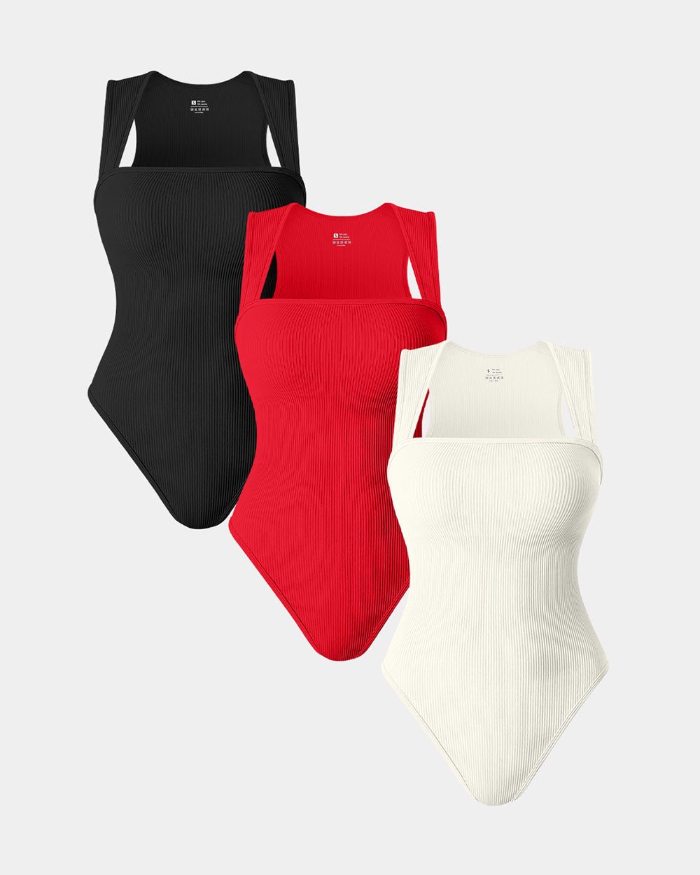 Marcatino™ | Vierkante Hals Mouwloze Bodysuits