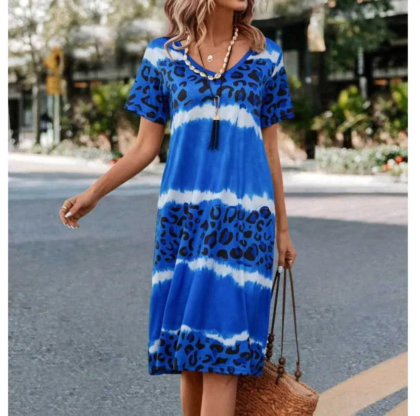 Marcatino™ LeopardDress: Dames Luipaard Print Jurk