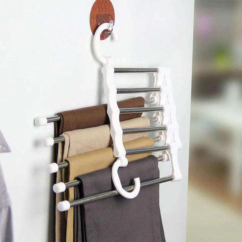 MultiHanger 1+1 GRATIS: Ruimtebesparende Multifunctionele Slimme Kleerhanger