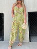 Marcatino™ LooseJumpsuit: Jumpsuit met Losse Geprinte Schouderband