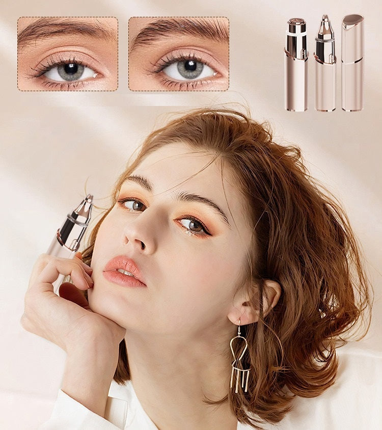 EyebrowTrimmer - 2 in 1 Elektrisch Gezichtshaar En Wenkbrauw Trimmer