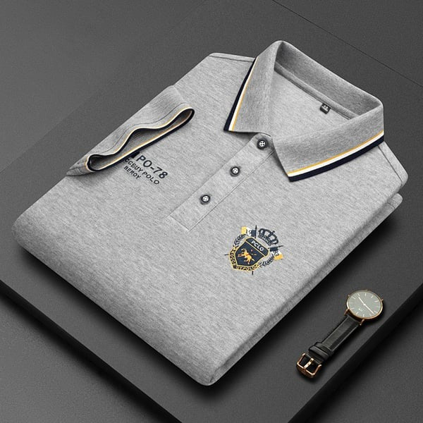 Marcatino™ | Solide Kleur Zakelijke Geborduurd Poloshirt