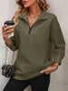 Marcatino™ | Loshangende Schouders met Rits Sweatshirt