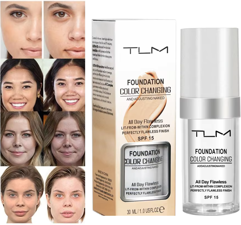 MagicBeauty 1+1 GRATIS: Huids Kleur Veranderende Hele Dag Foutloze Foundation