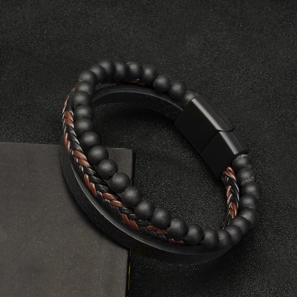 BraceletCharm 1+1 GRATIS: Kalmerende Natuurlijk Steen Anxiety Charme Armband