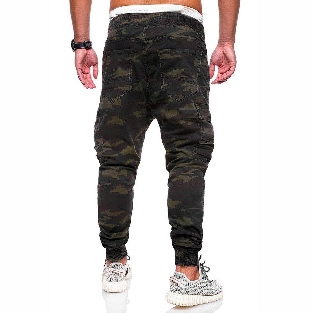 Marcatino™ | Koord Elastische Taille Camouflage Sweatpants Sportieve Jogger Met Meerdere Zakken