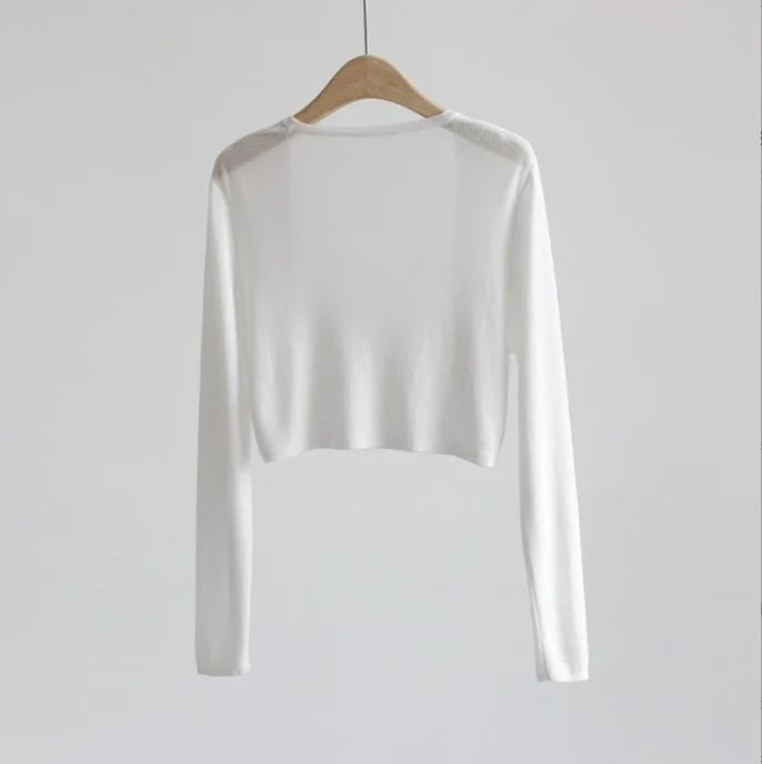 Marcatino™ | Dun Ijs Zijde Sjaal Gebreid Vest voor Vrouwen