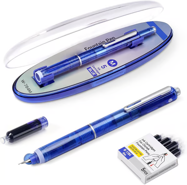 RetractablePen - Navulbare En Intrekbare Vulpen Met Inktpatronen