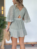 Marcatino™  RomperDress: Elegante V-hals Mini Romper Jurk