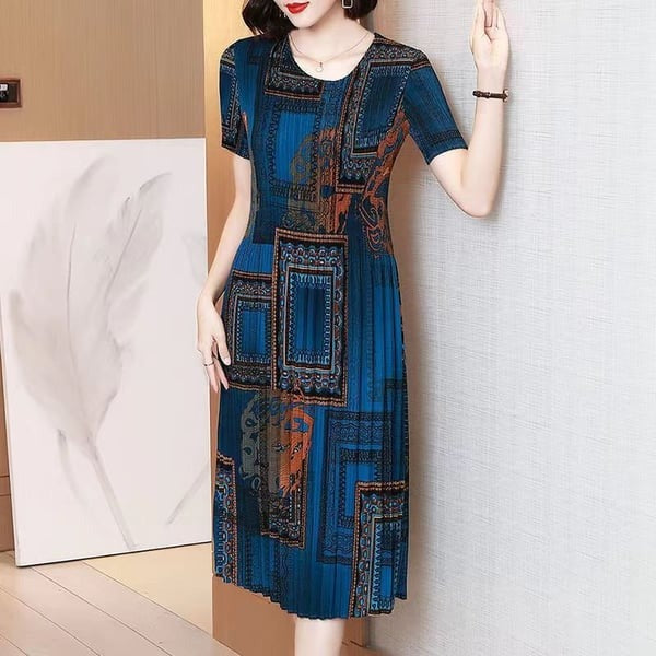 Marcatino™ | Elegante Geplooid Jurk Voo Dames