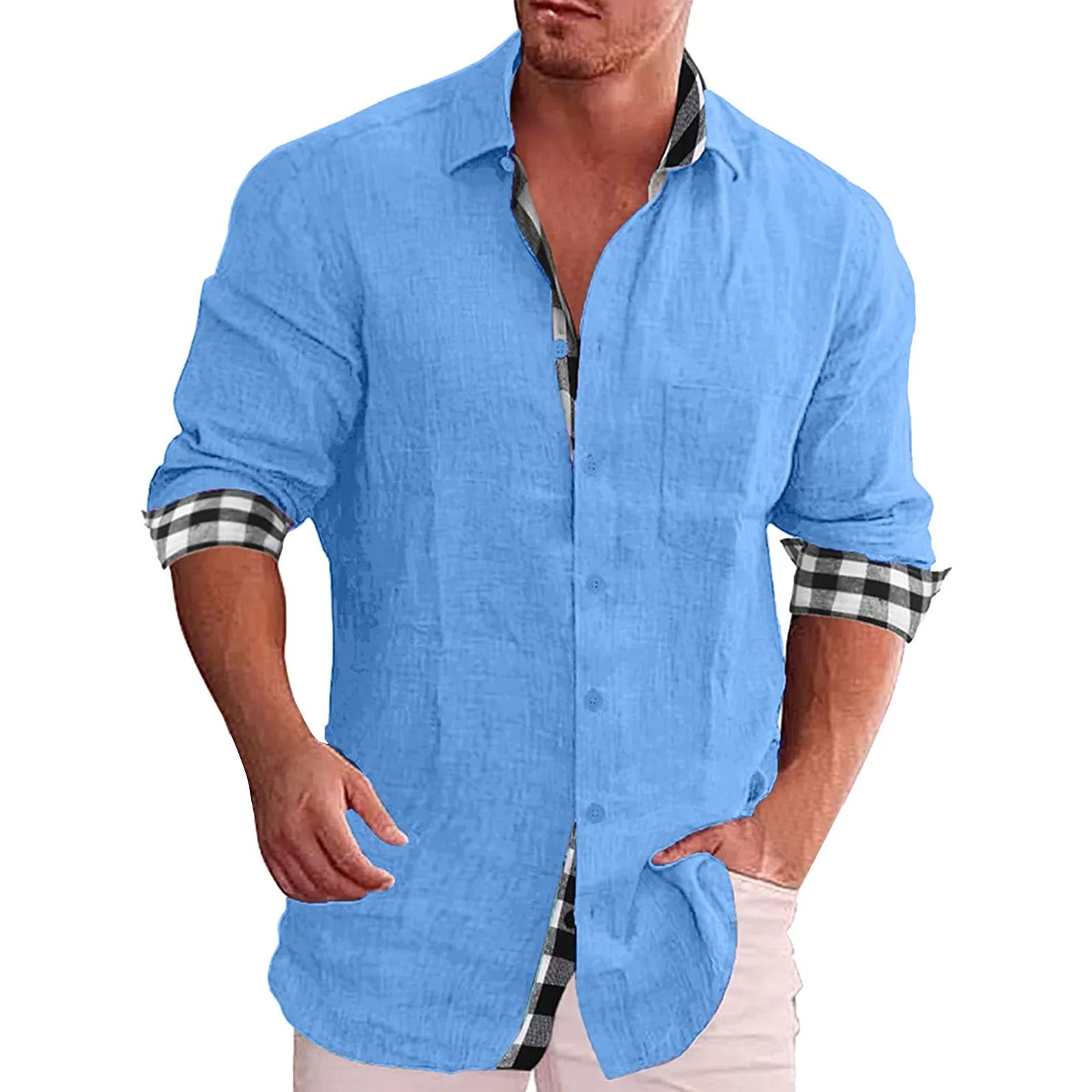 Marcatino™ | Lange Mouwen Casual Hippie Poloshirts