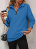 Marcatino™ | Loshangende Schouders met Rits Sweatshirt