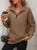 Marcatino™ | Loshangende Schouders met Rits Sweatshirt