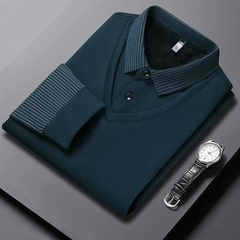 Marcatino™ | Elegantie Poloshirt Met Lange Mouwen
