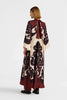 Marcatino™ | Lila Satijnen Jurk Print