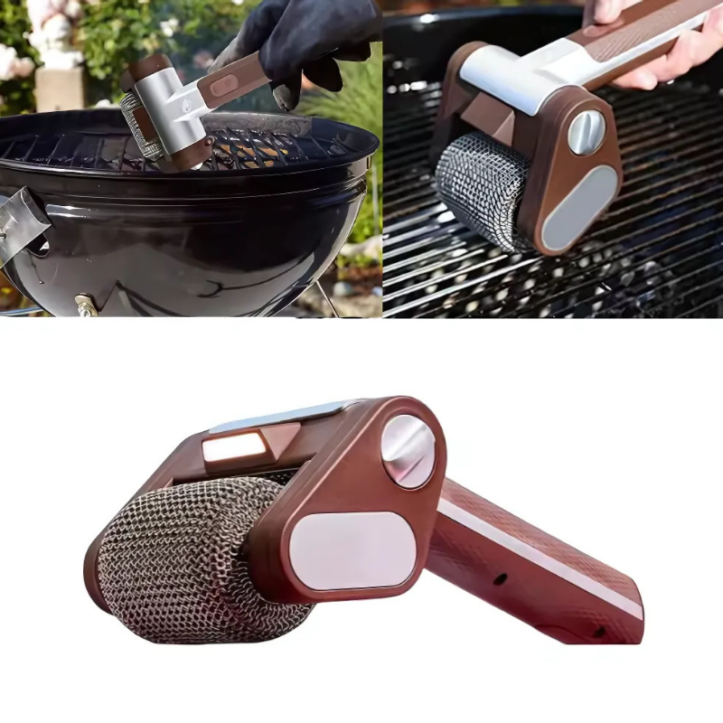 GrillCleaner: Oplaadbare Eelektrische Borstelloze Grillreinigerroller