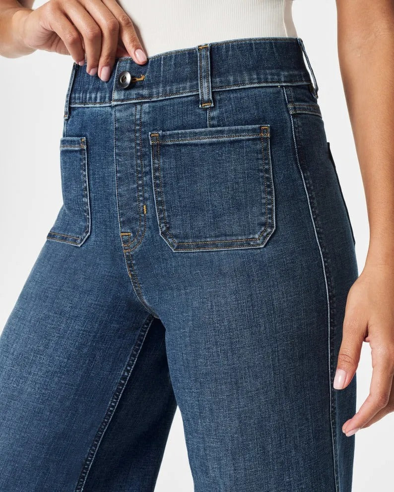 Marcatino™ | Hoge Taille Bijgesneden Spijkerbroek