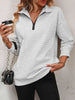 Marcatino™ | Loshangende Schouders met Rits Sweatshirt