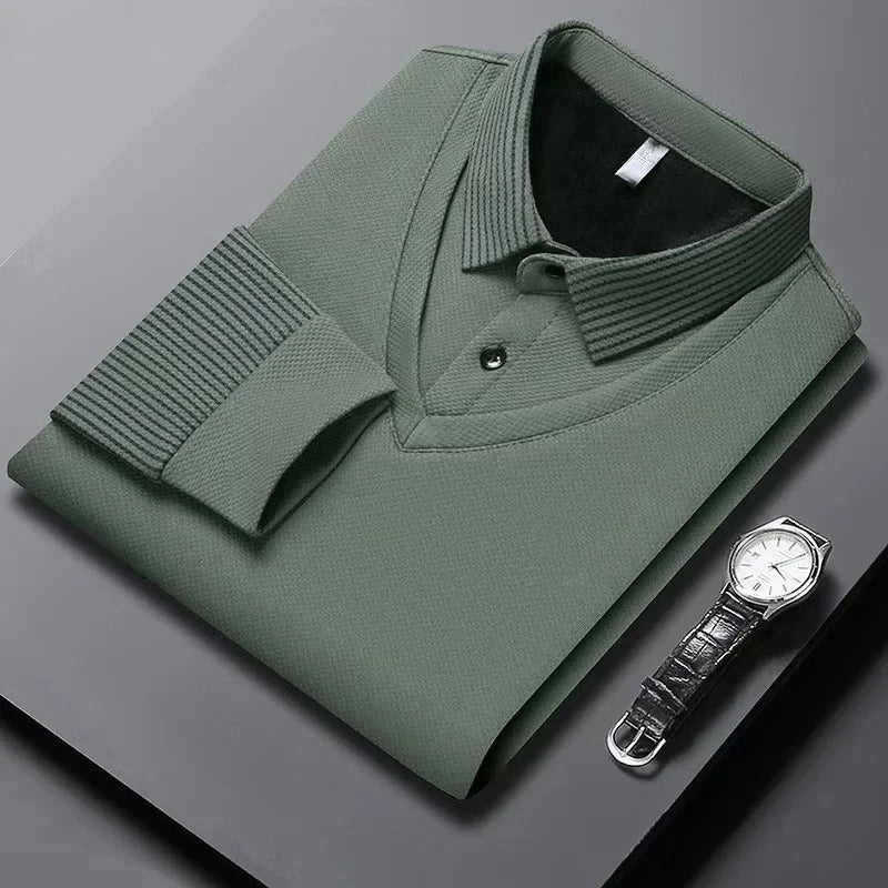 Marcatino™ | Elegantie Poloshirt Met Lange Mouwen