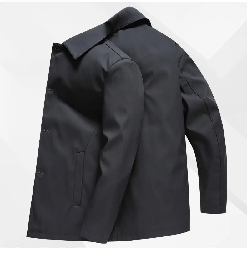 Marcatino™ | Winddichte Fleece Heren Lange Jas