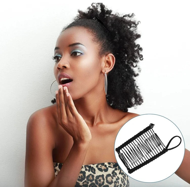 HairClip 2+1 GRATIS - Banana Klassieke Rekbare 20 Tanden Retro Haarclip