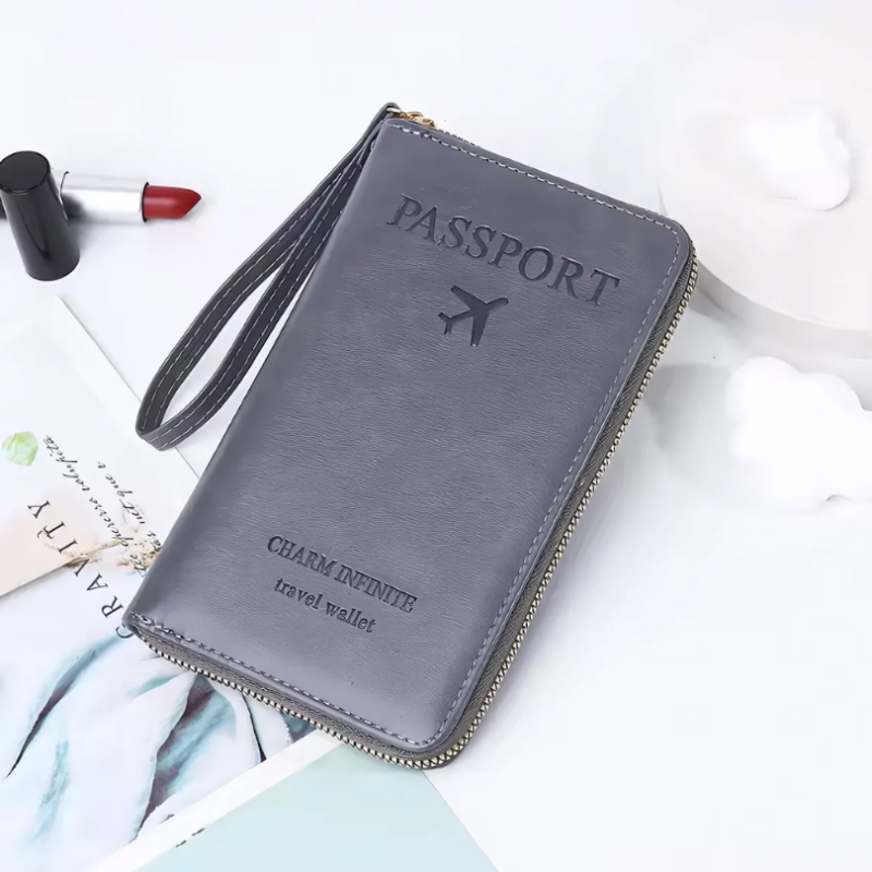 PassportWallet 1+1 GRATIS: Alles-in-één Reisportemonnee En Paspoorthouder Voor Mannen En Vrouwen