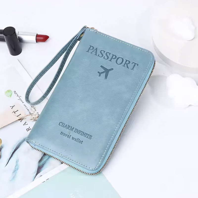 PassportWallet 1+1 GRATIS: Alles-in-één Reisportemonnee En Paspoorthouder Voor Mannen En Vrouwen
