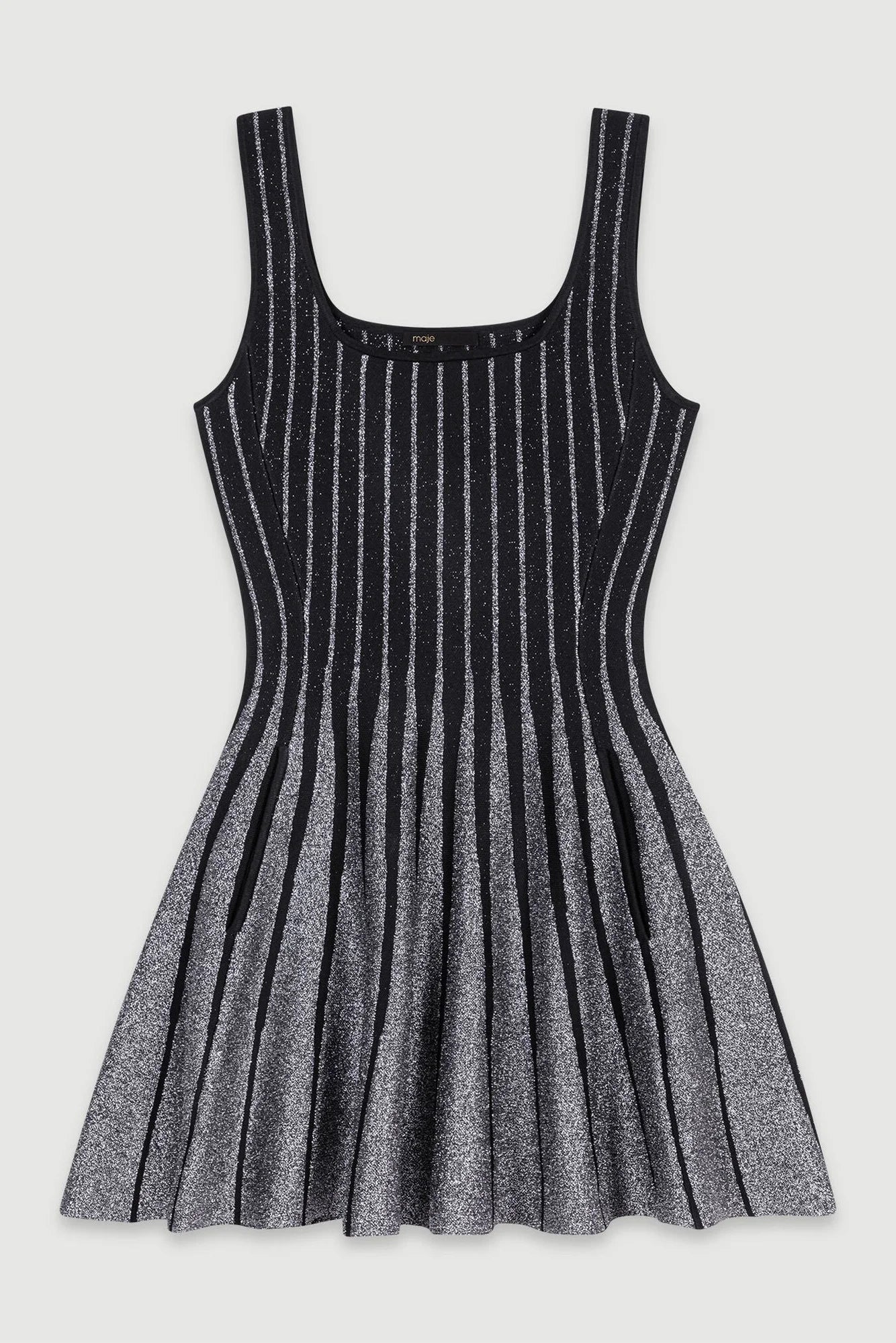 Marcatino™ | Raster Gebreide Mini Jurk