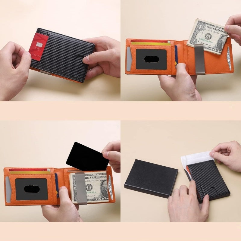 Marcatino™ RFIDWallet: Ultra Slank En Veilig RFID Leder Portemonnee Voor Mannen