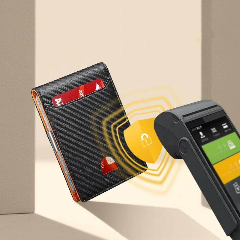 Marcatino™ RFIDWallet: Ultra Slank En Veilig RFID Leder Portemonnee Voor Mannen