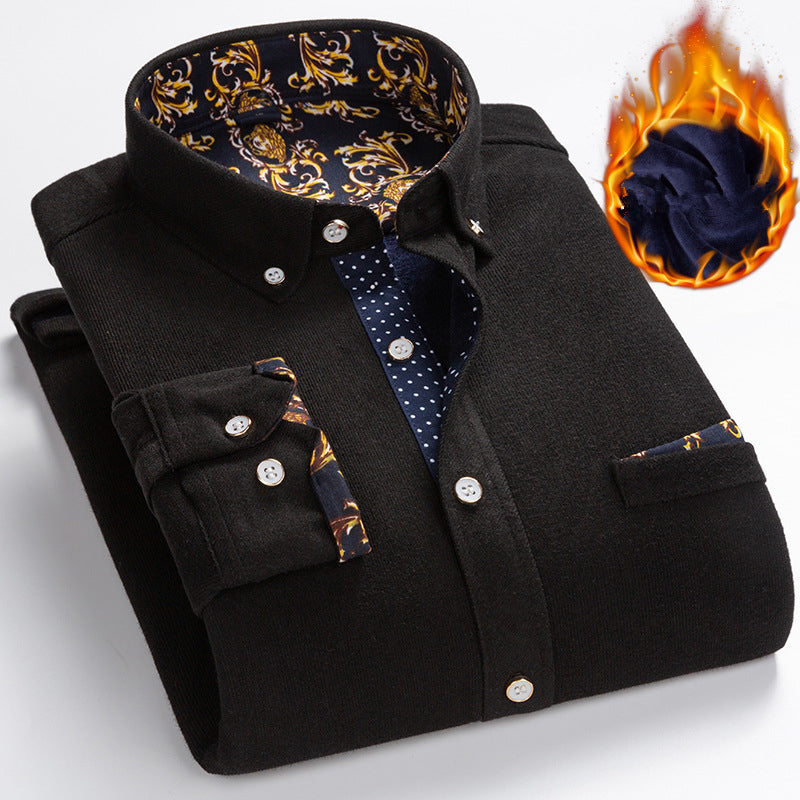 Marcatino™ | Herfst en Winter Effen Kleur Corduroy Heren Casual Shirt