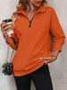 Marcatino™ | Loshangende Schouders met Rits Sweatshirt