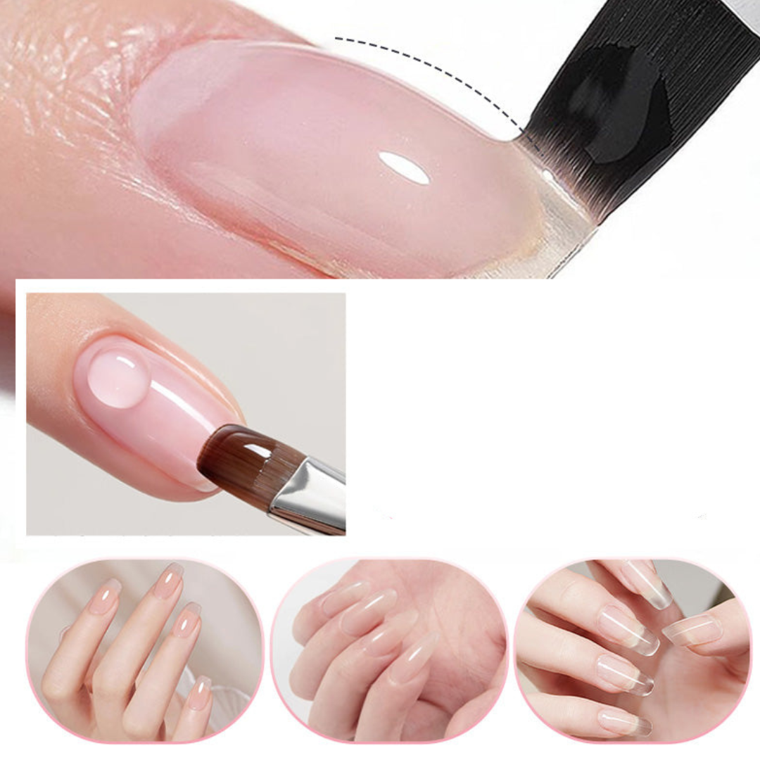 NailGel 1+1 GRATIS - 3 In 1 Clear Nagelverharder En Verlengingsgel