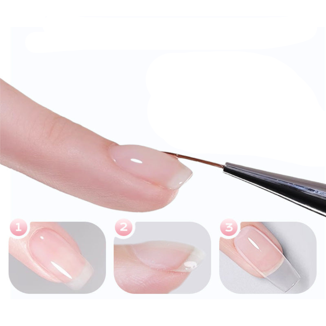 NailGel 1+1 GRATIS - 3 In 1 Clear Nagelverharder En Verlengingsgel