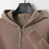 Marcatino™ | Herfst en Winter Verdikt Gebreid Herenvest met Capuchon