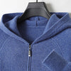Marcatino™ | Herfst en Winter Verdikt Gebreid Herenvest met Capuchon