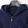 Marcatino™ | Herfst en Winter Verdikt Gebreid Herenvest met Capuchon