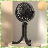 OctoposFan 2+1 GRATIS: Draagbare Usb Oplaadbare Ventilator Met Statief Clip