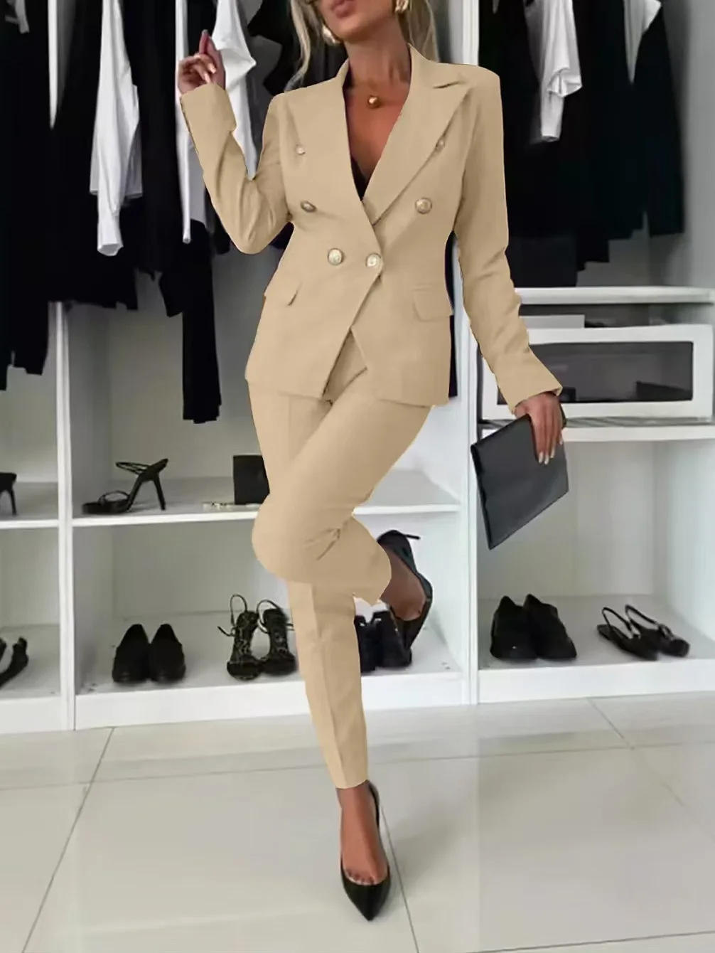 FormalSet: Elegante En Formele Set - Dames Blazer En Broekpak