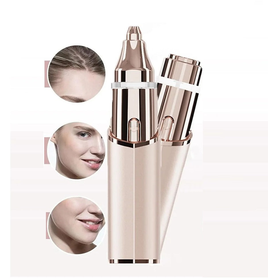 EyebrowTrimmer - 2 in 1 Elektrisch Gezichtshaar En Wenkbrauw Trimmer