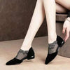 Marcatino™ LaceSandals: Dikke Hakken Mesh Sexy Dames Sandalen