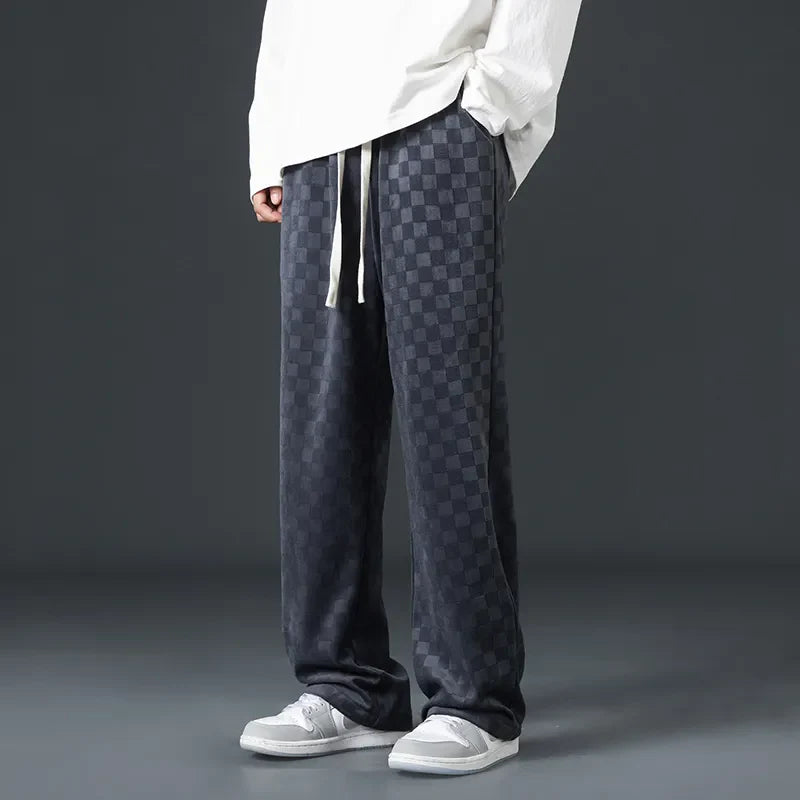 Marcatino™ | Geruite Corduroy Sweatbroek
