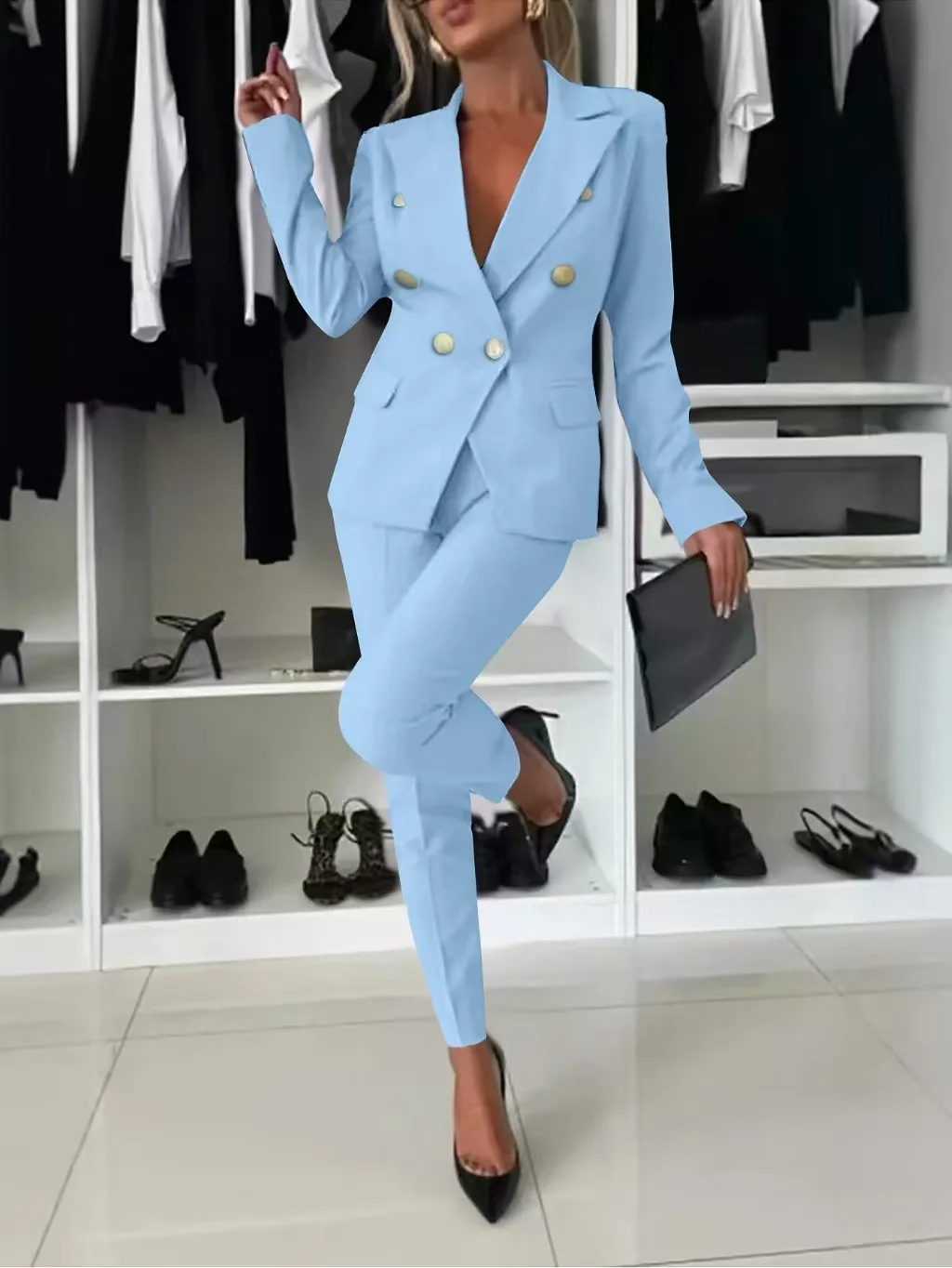 FormalSet: Elegante En Formele Set - Dames Blazer En Broekpak