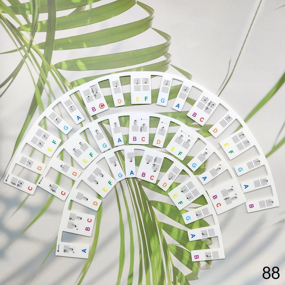 Marcatino™ KeyboardLabel - Verwijderbaar Piano en Toetsenbord Siliconen Etiket