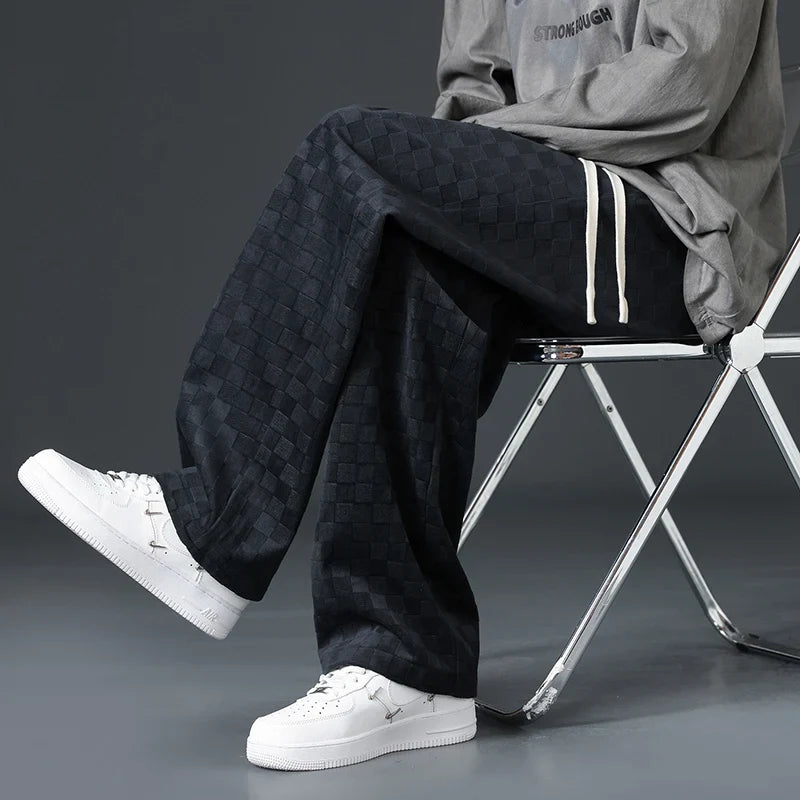 Marcatino™ | Geruite Corduroy Sweatbroek