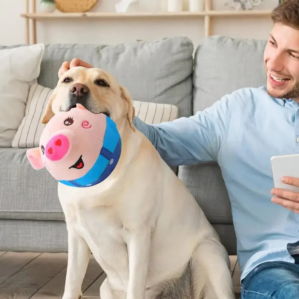 BounceToy: Interactieve Huisdier Stuiterende Pluche Speelgoed Bal